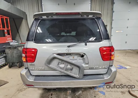 2002 Toyota Sequoia Limited z USA, uszkodzony, nr VIN 5TDBT48A62S121474